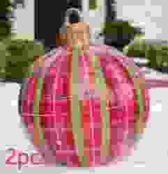BABBAK'S LTD - Large Inflatable Christmas Ball Balloon – Waterproof Outdoor Holiday Decoration
