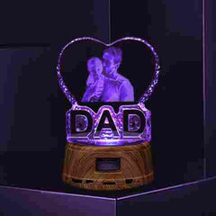 BABBAK'S LTD Zhuanshu Crystal Bluetooth Speaker Light – Remote-Controlled LED Night Lamp with Music