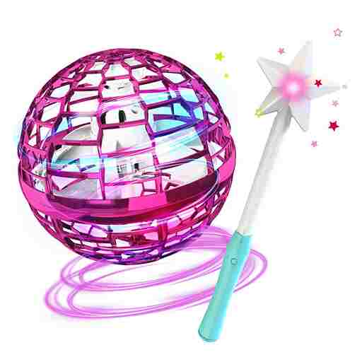 BABBAK'S LTD Levitation Flying Ball with Magic Wand – LED Boomerang Toy for Kids & Adults