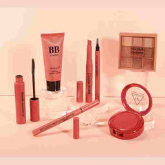 BABBAK'S LTD Heart-Warming Beauty Gift Box – 11-Piece Full Makeup Collection with Elegant Packaging