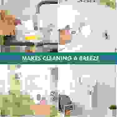 BABBAK'S LTD Ergonomic Hand Cleaning Brush – Durable White ABS + Nylon Bristles for Kitchen, Bathroom & Multi-Surface Cleaning