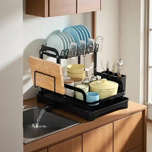 2 tier dish rack