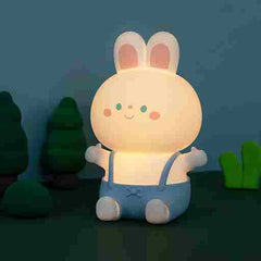 BABBAK'S LTD Soft Glow USB Rechargeable Night Light – Compact Silicone Bedside Lamp