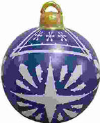 BABBAK'S LTD - Large Inflatable Christmas Ball Balloon – Waterproof Outdoor Holiday Decoration