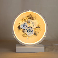 BABBAK'S LTD Eternal Rose Bedside Lamp – Handmade Everlasting Flower Light in Elegant Gift Box