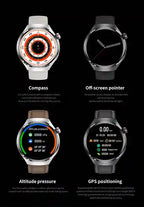 AMOLED display fitness watch close detail