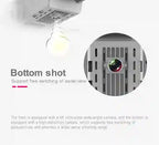 Camera with text on a white background