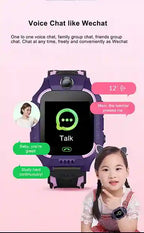 Child friendly GPS smart watch on wrist