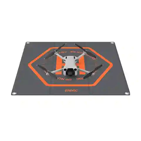Drone on a branded mat with 'Endic' logo
