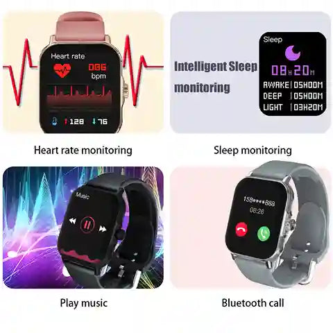 Fitness and health smart watch on hand