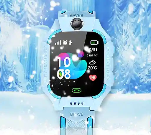 GPS tracking kids smart watch location screen