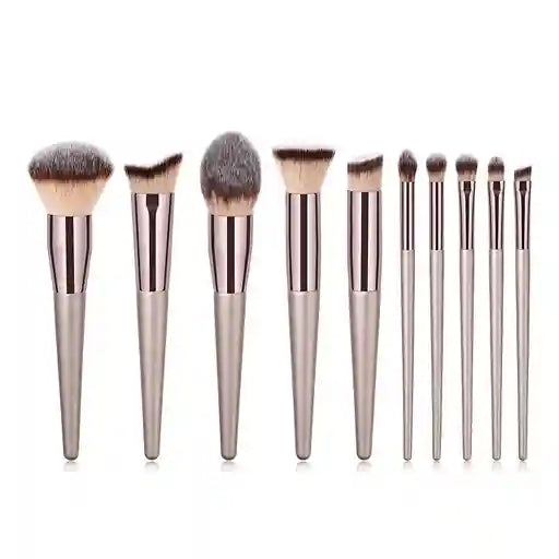 Makeup Brushes Set 10 Piece Professional Collection BABBAK'S LTD