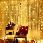 BABBAK'S LTD Christmas LED Light Curtain – Festive Holiday Decoration for Windows, Walls & Parties
