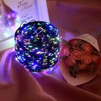 BABBAK'S LTD Copper Wire LED Fairy Lights – 12M Green String Lights with Remote for Christmas & Wedding Decor