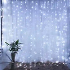 BABBAK'S LTD Christmas LED Light Curtain – Festive Holiday Decoration for Windows, Walls & Parties