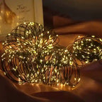 BABBAK'S LTD Copper Wire LED Fairy Lights – 12M Green String Lights with Remote for Christmas & Wedding Decor