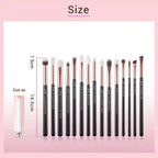 Jessup 15pc Eye Makeup Brush Set T157, BABBAK'S LTD