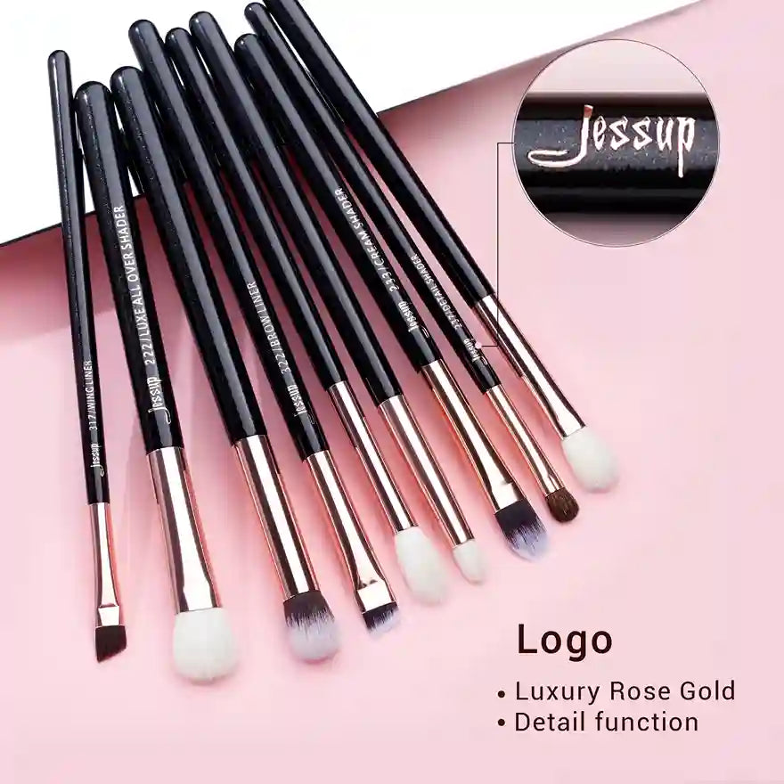 Jessup 15pc Eye Makeup Brush Set T157, BABBAK'S LTD