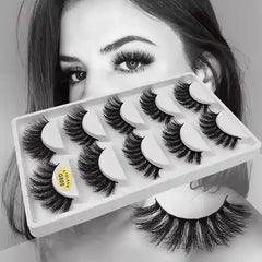 BABBAK'S LTD Dramatic 3D Mink Lashes – 5 Pairs Voluminous Handmade Eyelashes