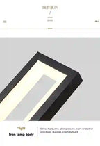 BABBAK'S LTD DUTRIEUX Modern Wall Lamp – LED Wall Lighting, Black/Gold/White, Metal & Acrylic, Stylish Home Decor