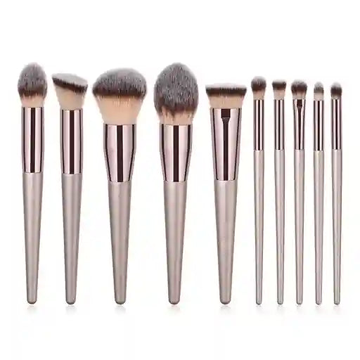Makeup Brushes Set 10 Piece Professional Collection BABBAK'S LTD