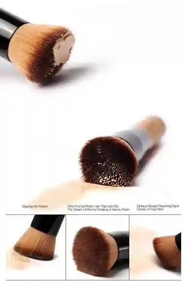 Foundation Brush Angled Makeup Brush Tool BABBAK'S LTD