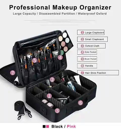 Travel Makeup Organizer Case, BABBAK'S LTD