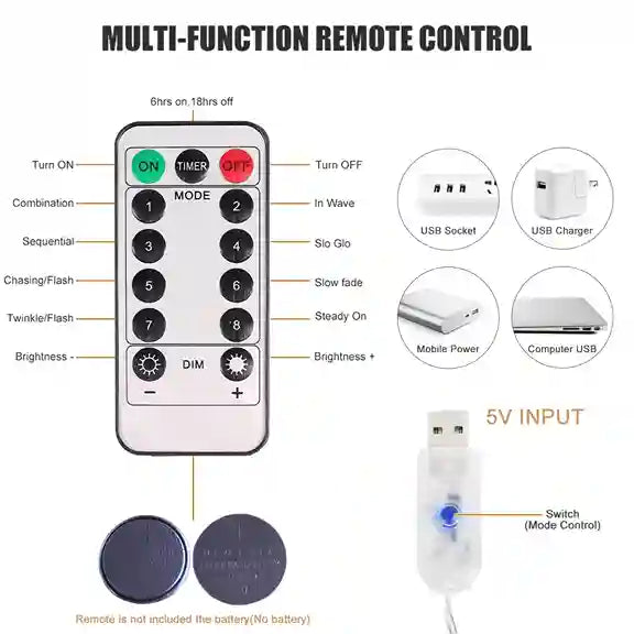 BABBAK'S LTD Christmas LED Light Curtain – Festive Holiday Decoration for Windows, Walls & Parties