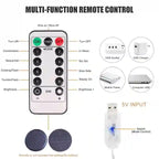 BABBAK'S LTD Christmas LED Light Curtain – Festive Holiday Decoration for Windows, Walls & Parties