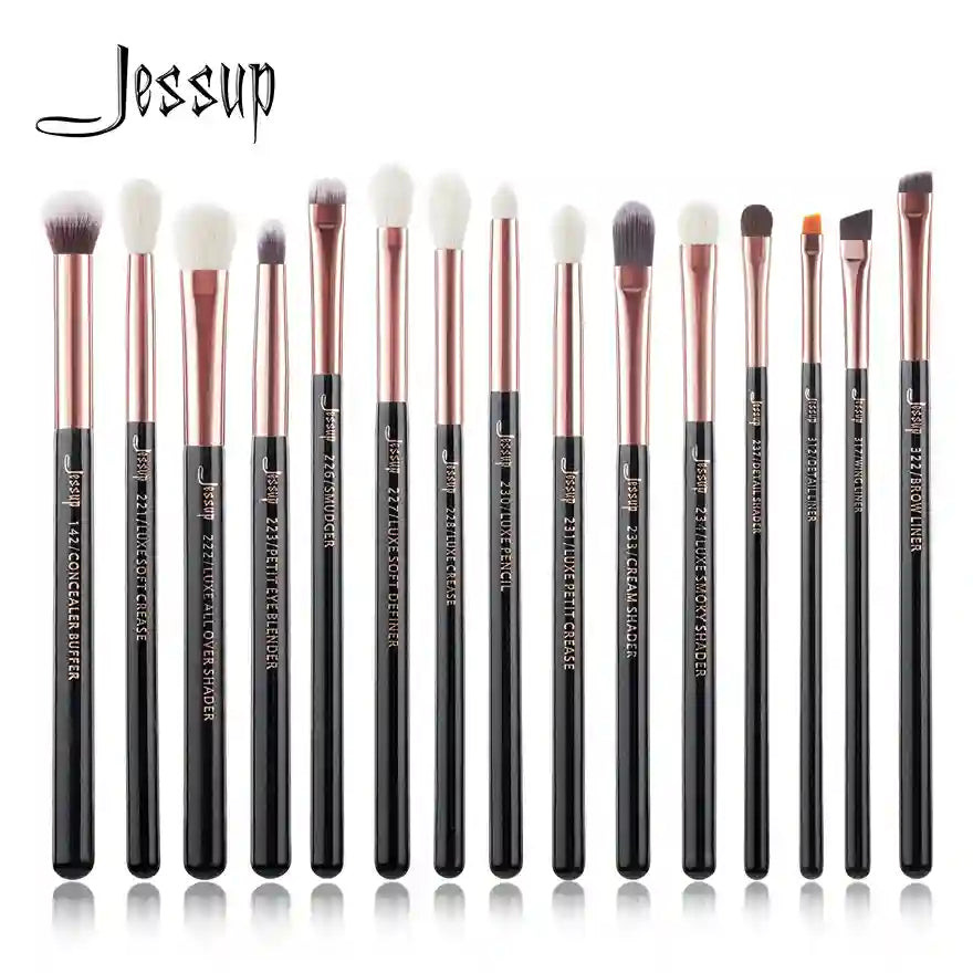 Jessup 15pc Eye Makeup Brush Set T157, BABBAK'S LTD
