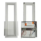 BABBAK'S LTD DUTRIEUX Modern Wall Lamp – LED Wall Lighting, Black/Gold/White, Metal & Acrylic, Stylish Home Decor