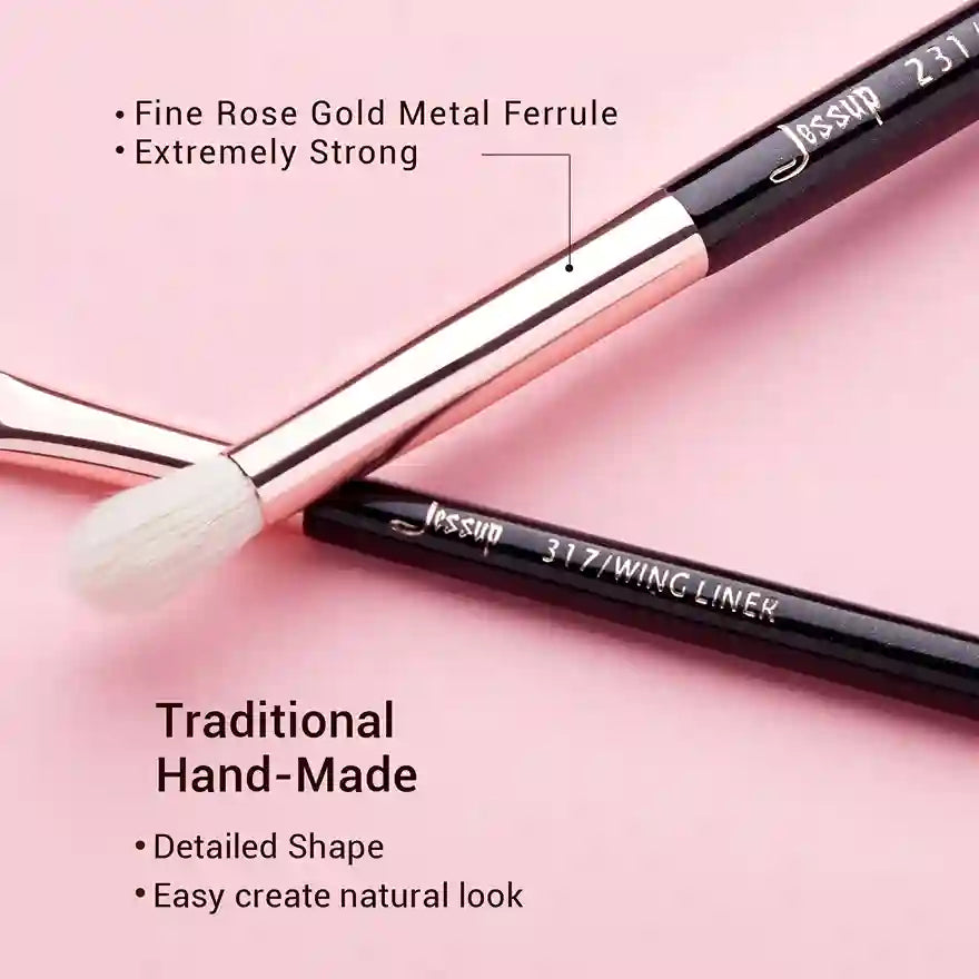 Jessup 15pc Eye Makeup Brush Set T157, BABBAK'S LTD