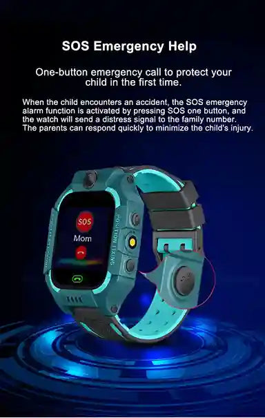 Kids smart watch durable strap design