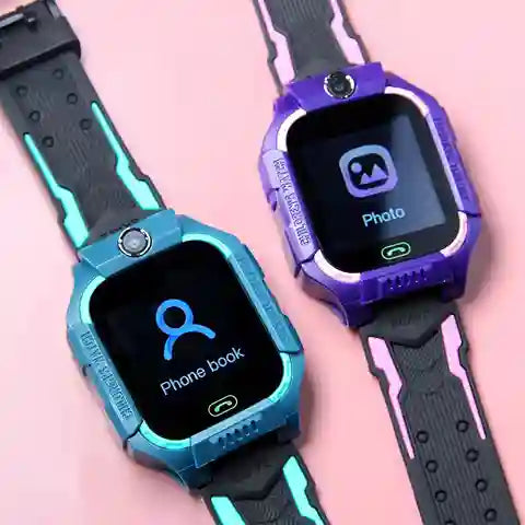 Kids smart watch simple menu display