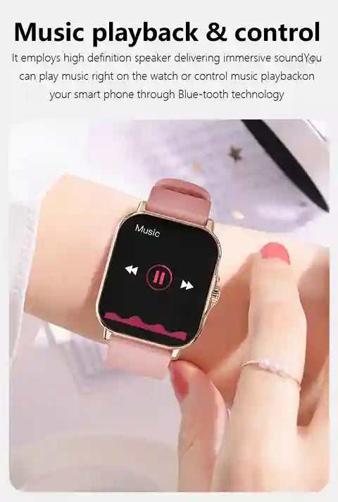 LAXASFIT 2025 smart watch touch screen view