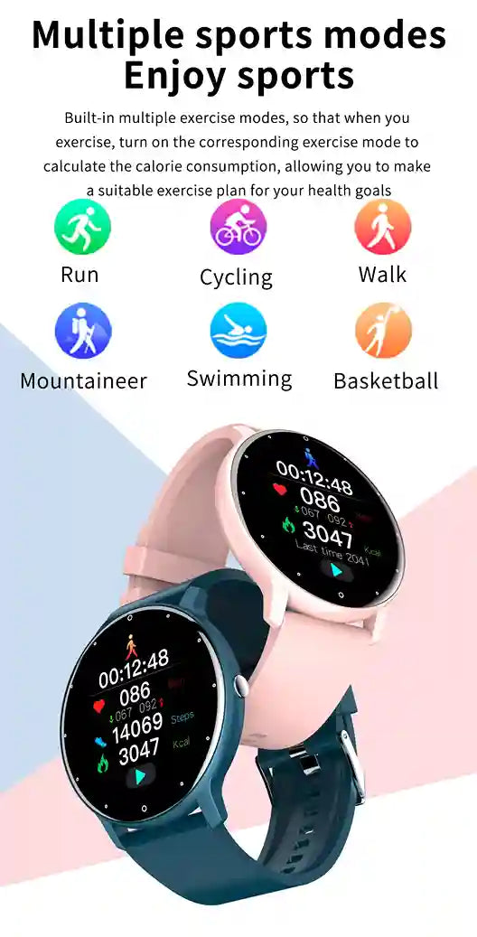 LIGE Smart Band Watch modern waterproof design