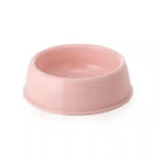 Pink ceramic bowl on a white background