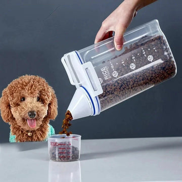 BABBAK'S LTD Premium Pet Food Storage Container – Airtight Seal, Large Capacity & Stylish Design for Dogs & Cats
