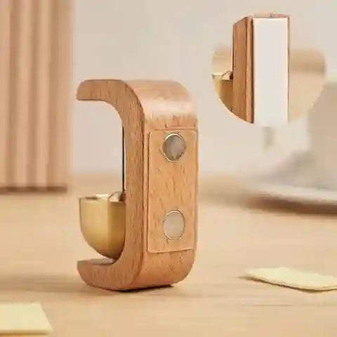 BABBAK'S LTD Magnetic Wooden Doorbell Chime – Japanese Style Hanging Home Decor