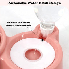 BABBAK'S LTD Automatic Pet Water Dispenser with Food Bowl – Cats & Dogs Feeding Station