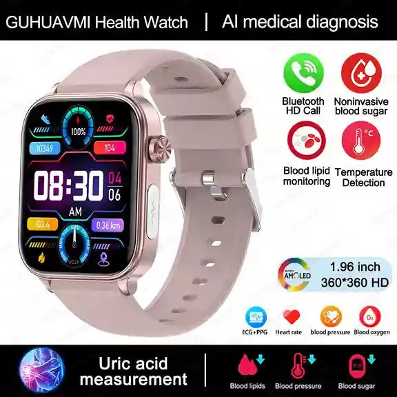 Medical Smart Watch Blood Pressure ECG | BABBAK'S LTD