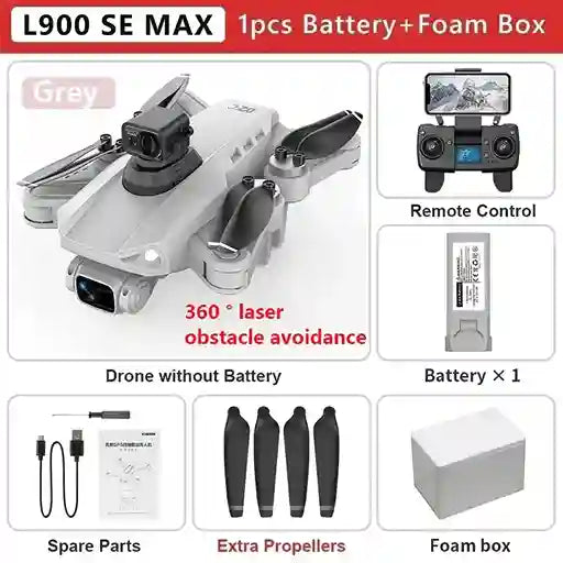 BABBAK'S LTD L900 Pro SE MAX 5G WiFi Brushless GPS Drone – 4K Dual Camera with Obstacle Avoidance