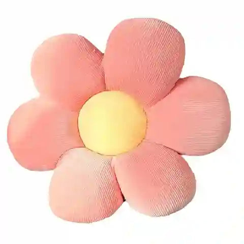 BABBAK'S LTD Colorful Flower Plush Pillow – Soft Cotton Cushion for Home Decor & Gifts (35cm)