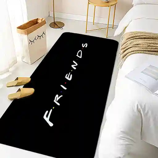 BABBAK'S LTD Friends TV Show Rug – Waterproof Anti-Slip Polyester Living Room Carpet