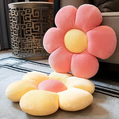 BABBAK'S LTD Colorful Flower Plush Pillow – Soft Cotton Cushion for Home Decor & Gifts (35cm)