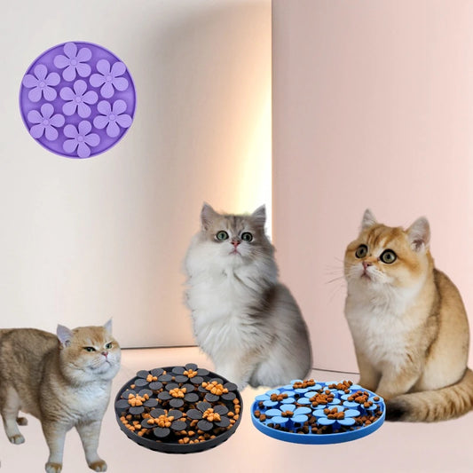 BABBAK'S LTD Silicone Pet Slow Feeder Lick Mat – Dog & Cat Treat Dispensing Pad with Suction Cup