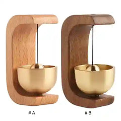 BABBAK'S LTD Magnetic Wooden Doorbell Chime – Japanese Style Hanging Home Decor