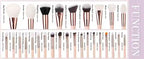Pink Makeup Brush Set Professional 25 to 28 Piece, BABBAK'S LTD