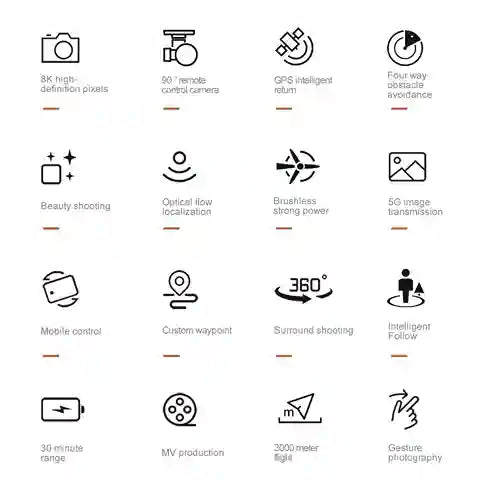 BABBAK'S LTD V168 8K Triple Camera Drone – GPS, Brushless Motors & 4-Way Obstacle Avoidance