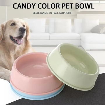 BABBAK'S LTD Durable Plastic Pet Food & Water Bowl – Thickened Wheat Stalk Feeder for Small & Medium Dogs & Cats